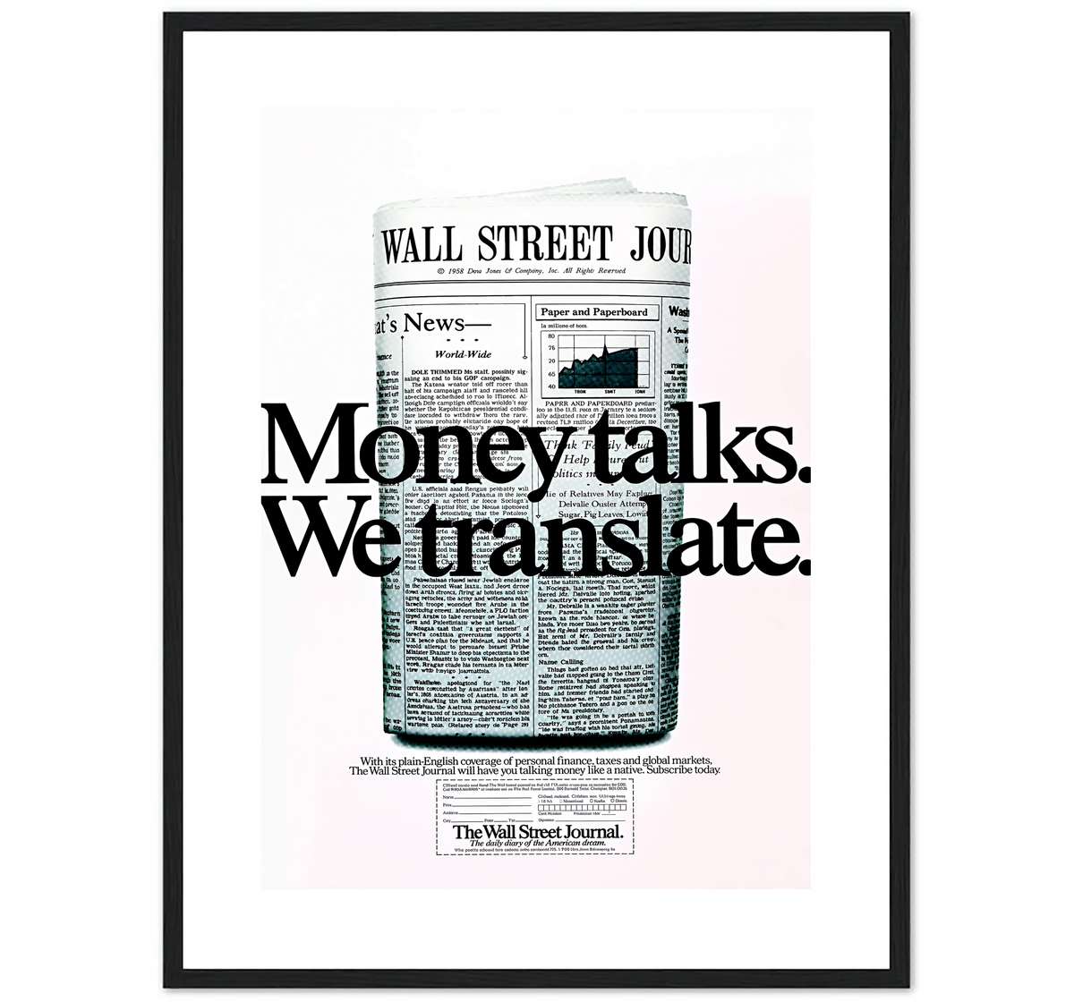 MONEY TALKS