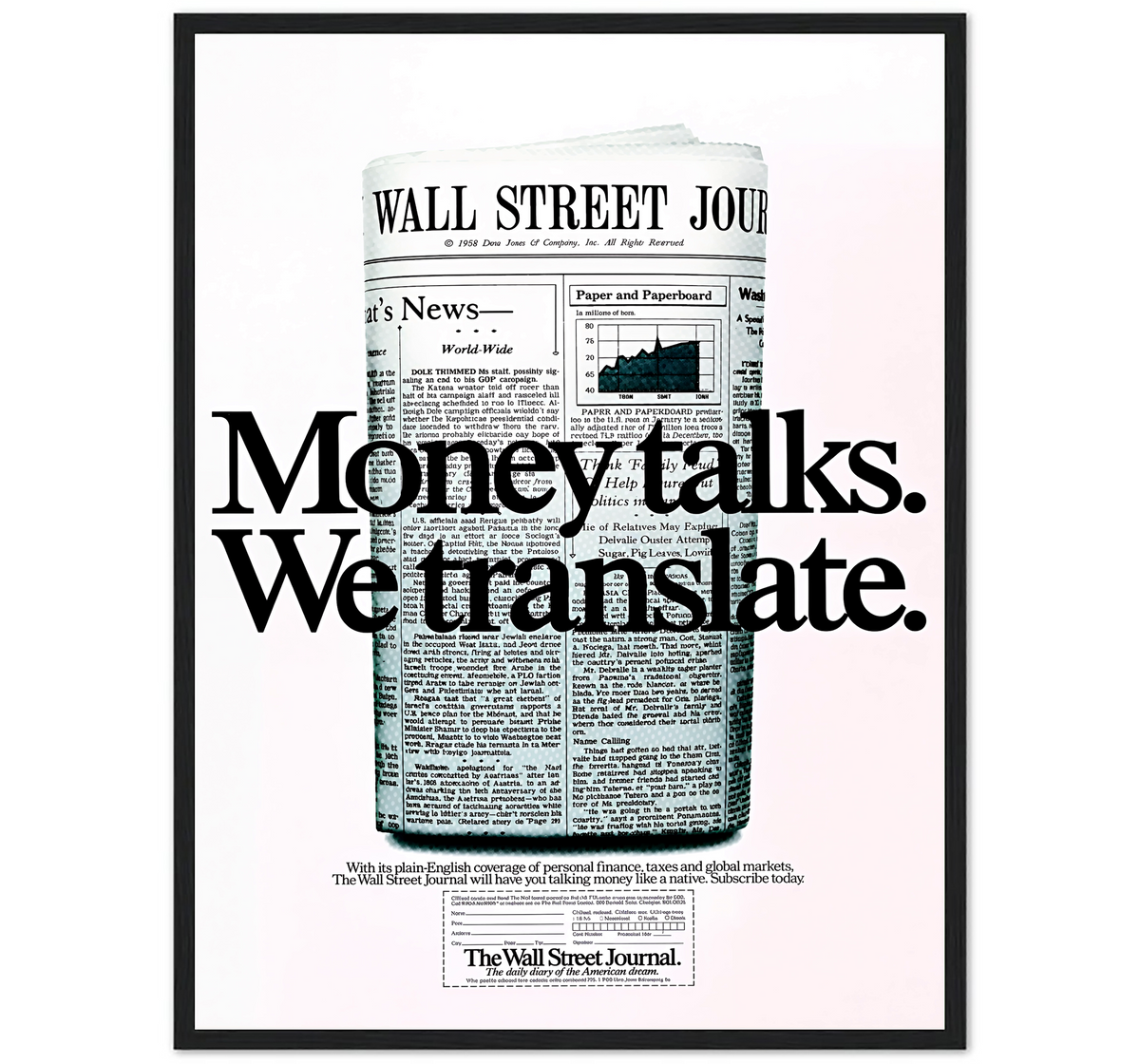 MONEY TALKS