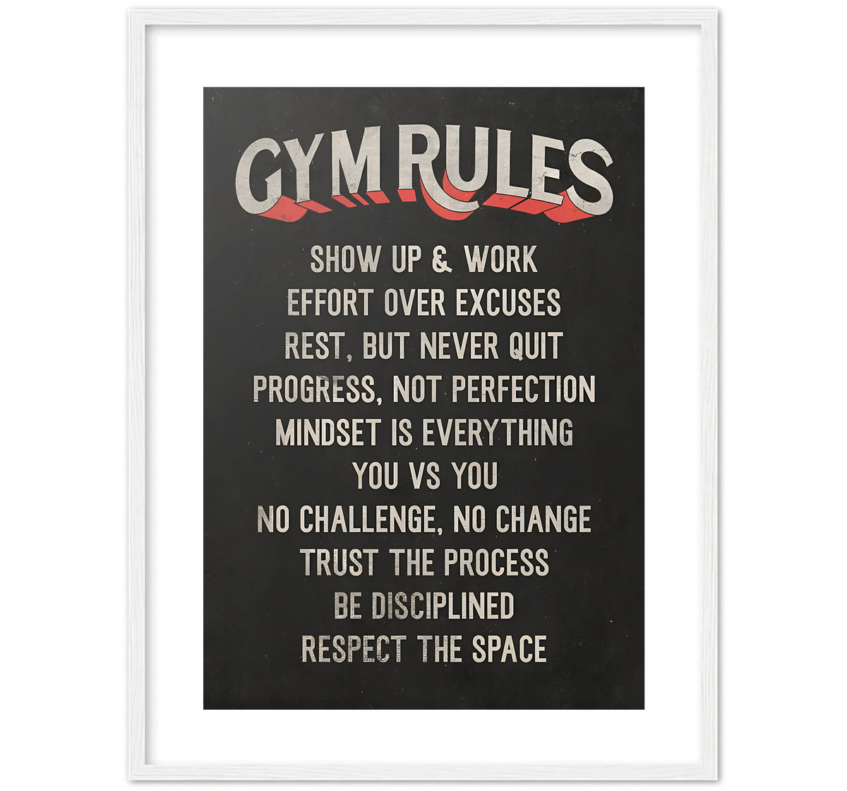 GYM RULES