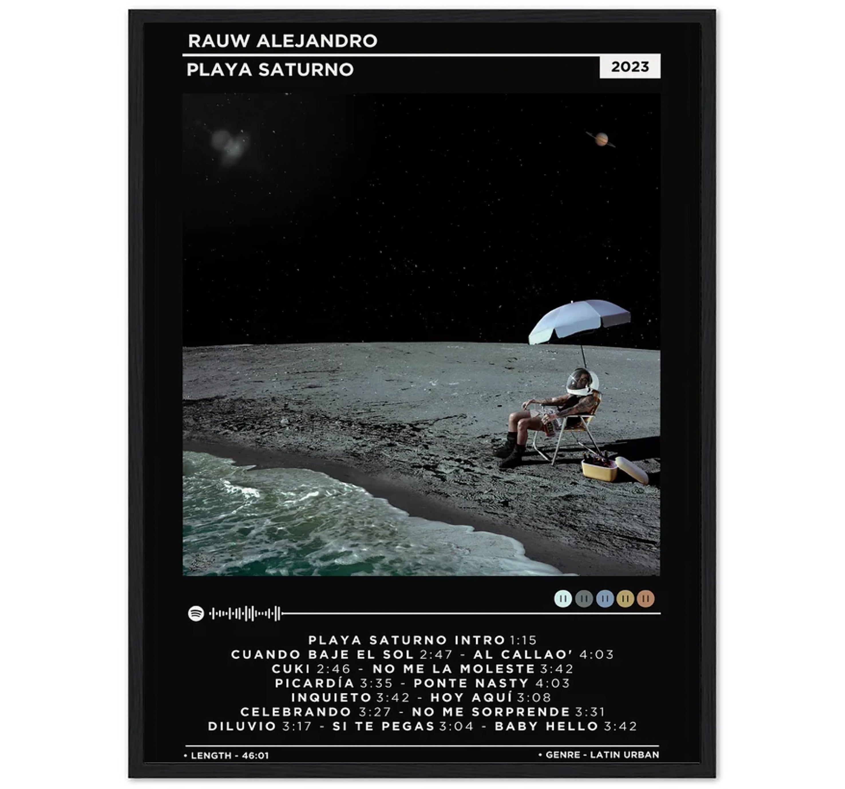 Album de plage de Saturne