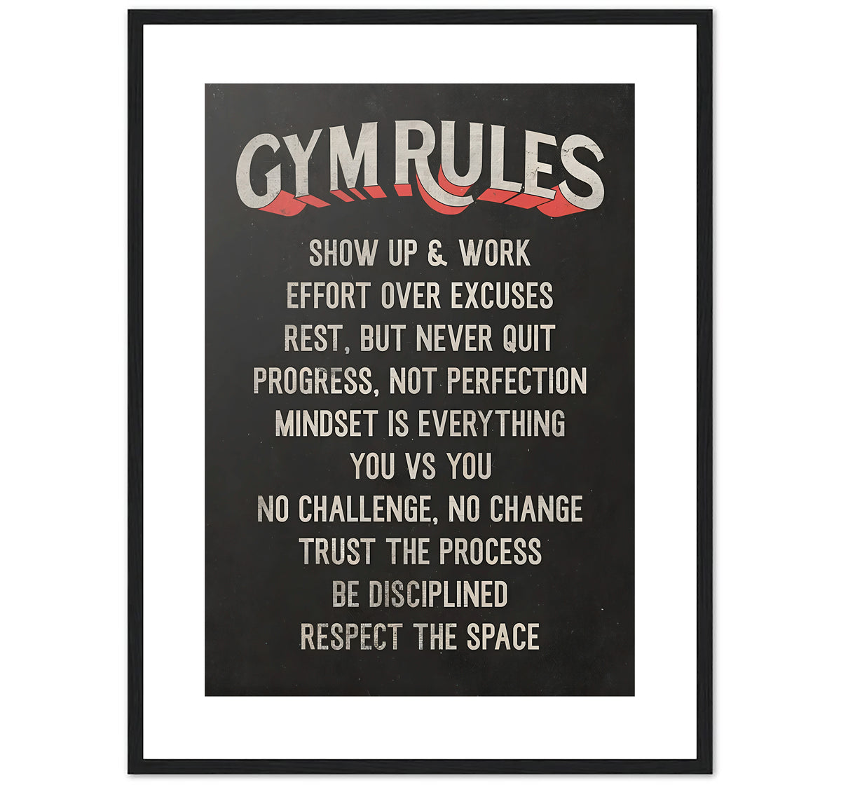 GYM RULES