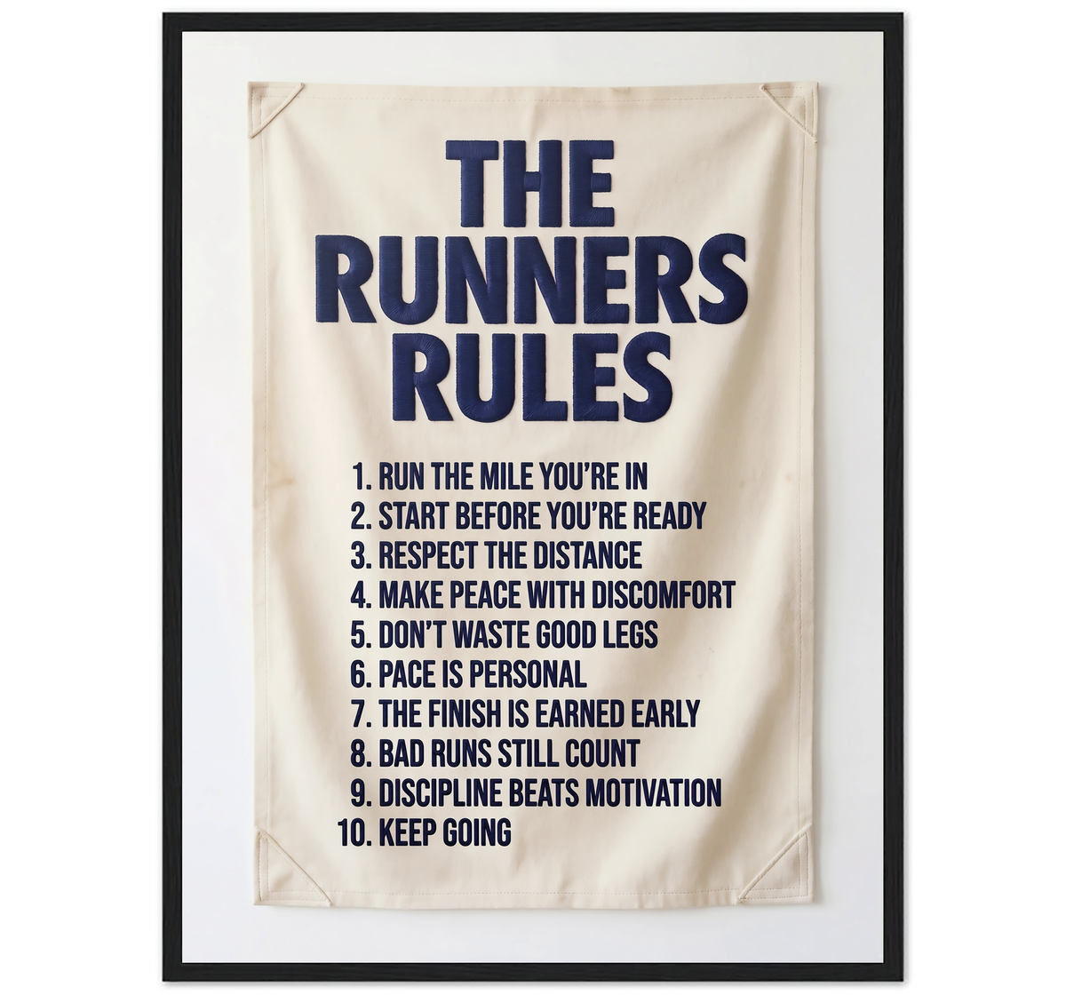 RUNNERS RULES