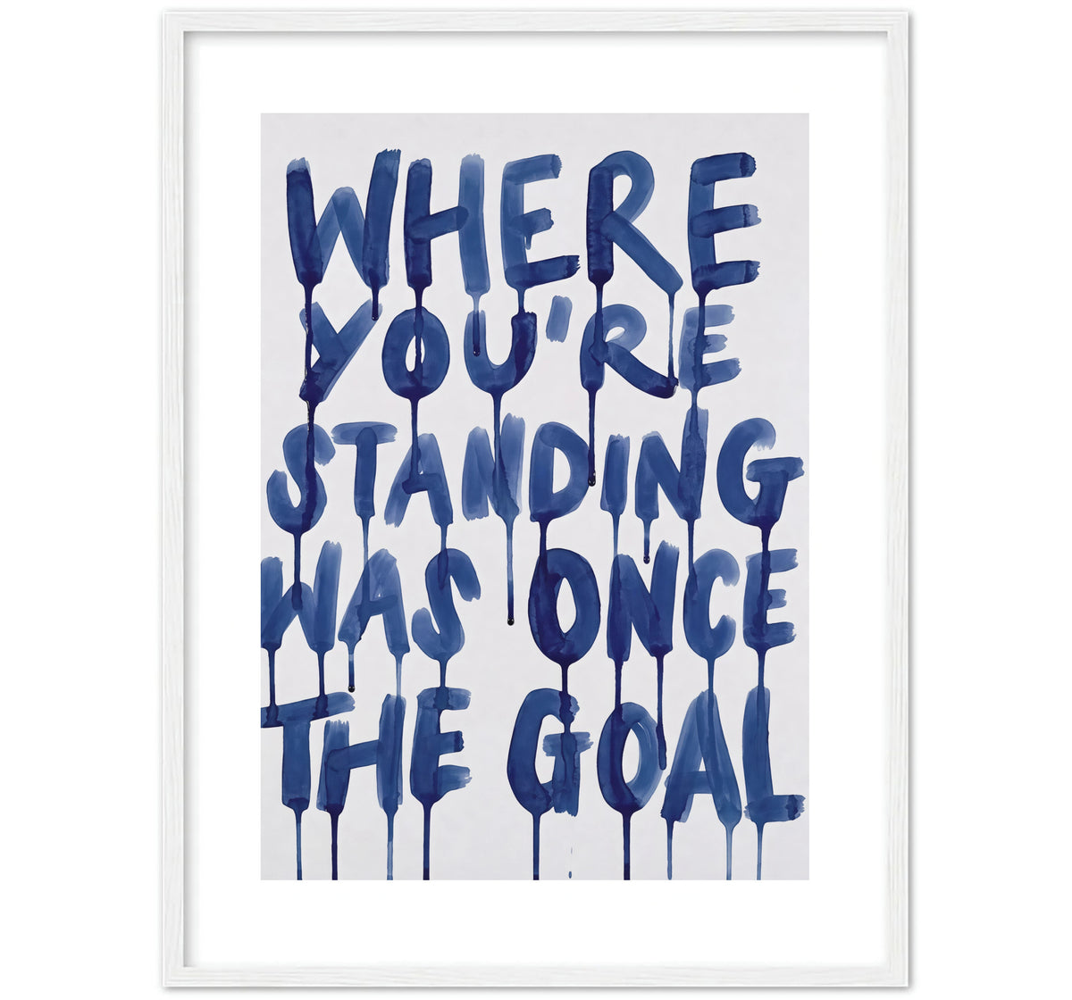 ONCE THE GOAL