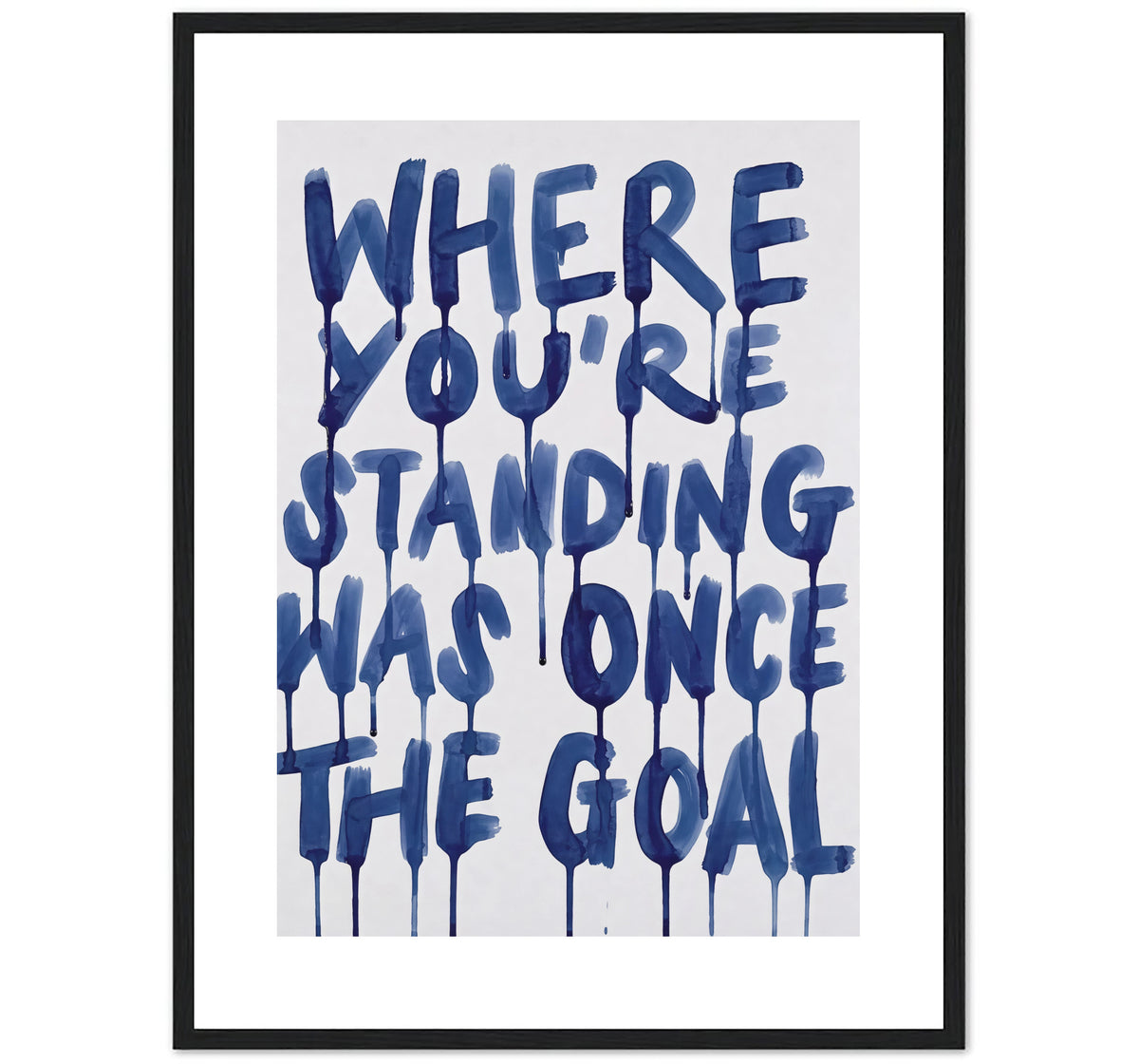 ONCE THE GOAL