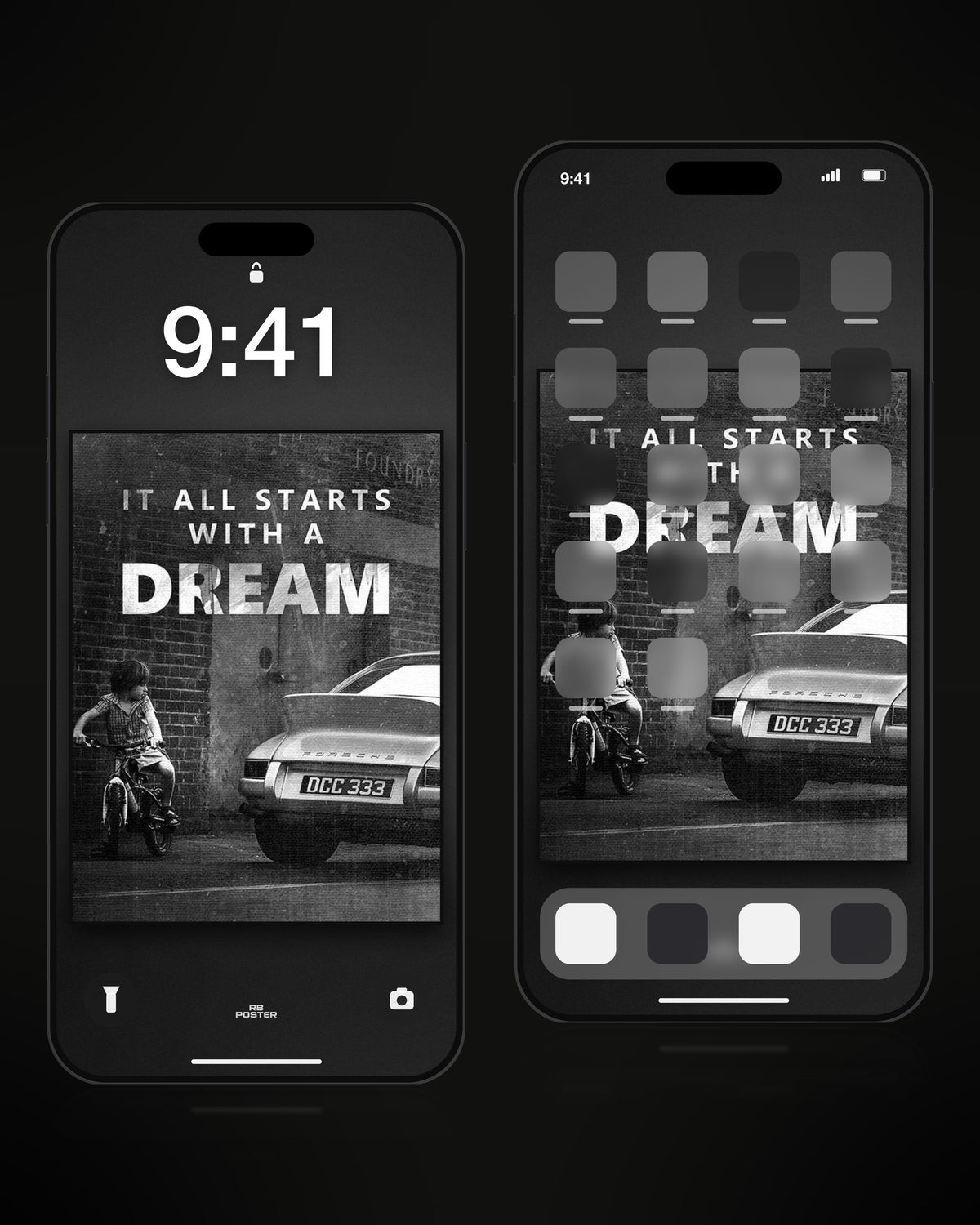 Dream · wallpaper en la pantalla de bloqueo y en la de inicio