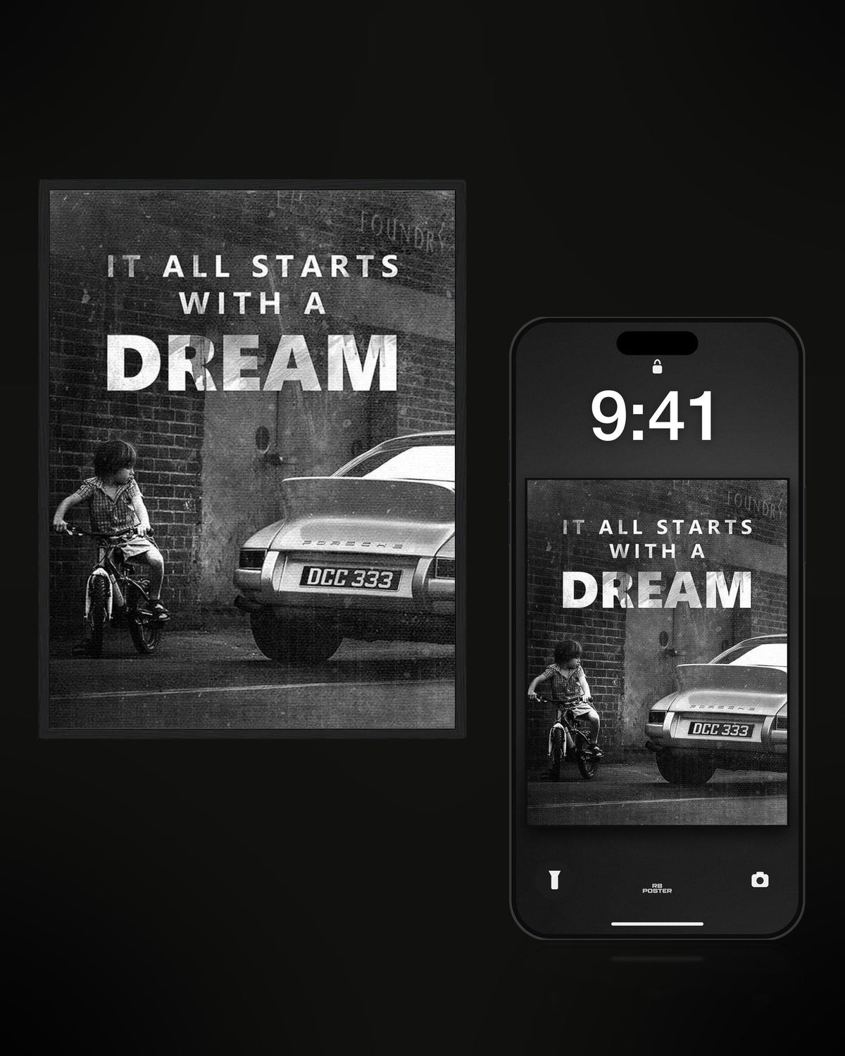 Dream · el wallpaper junto al póster