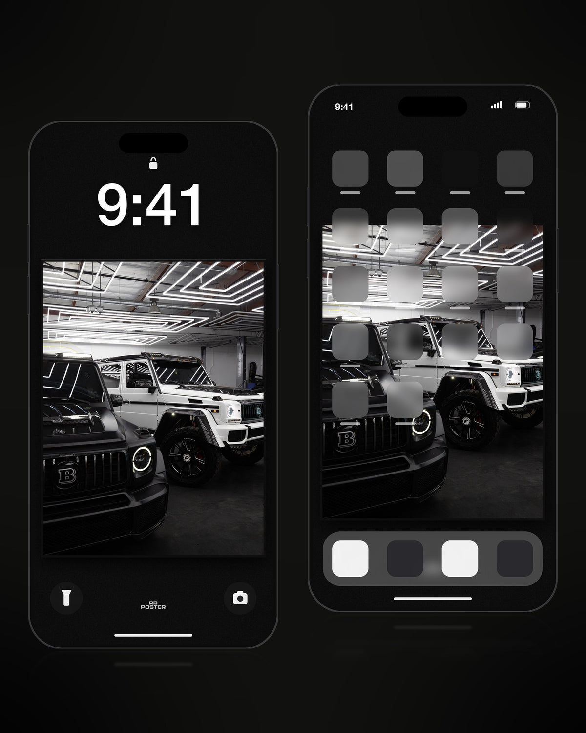 G Class · wallpaper en la pantalla de bloqueo y en la de inicio