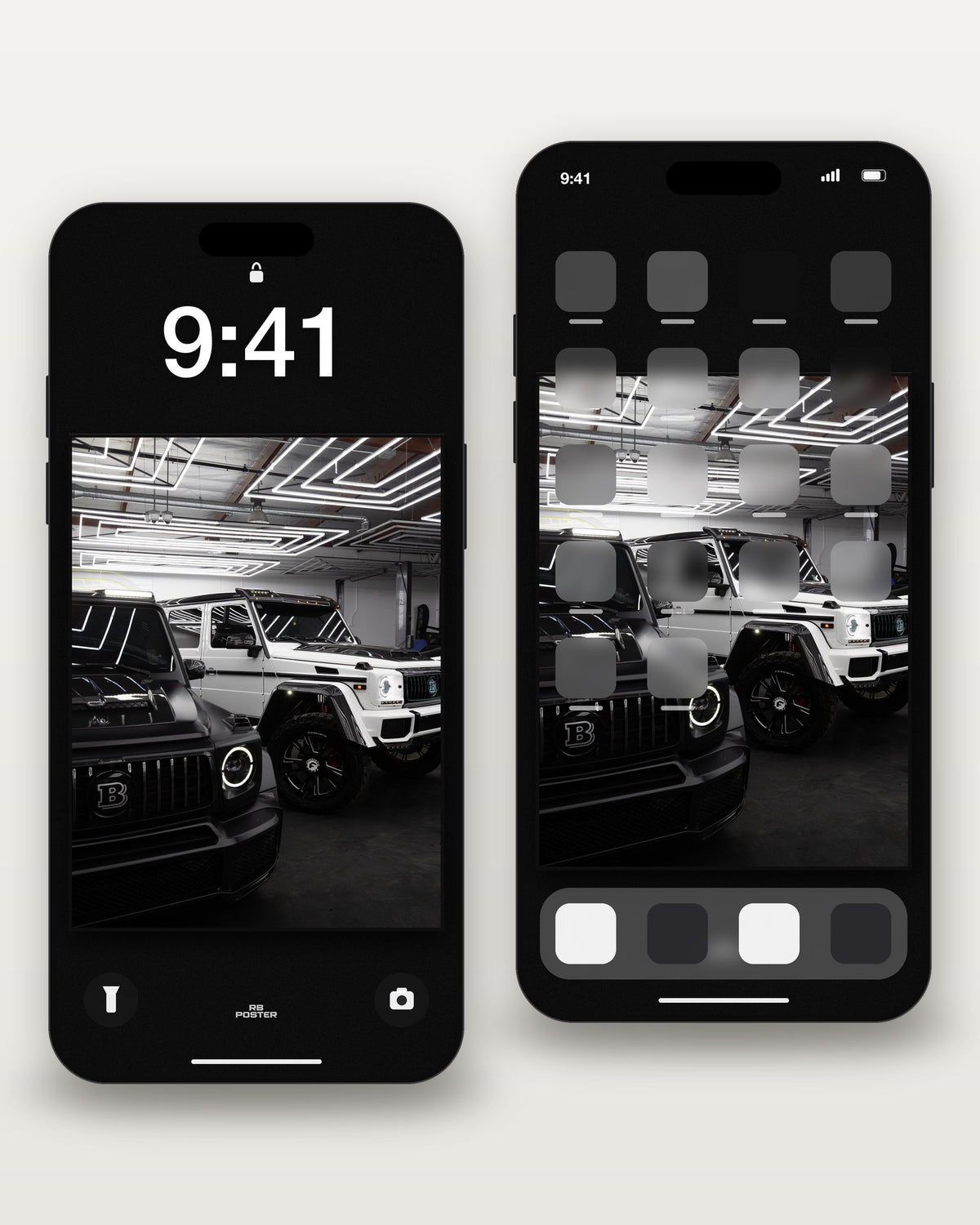 G Class · wallpaper en la pantalla de bloqueo y en la de inicio