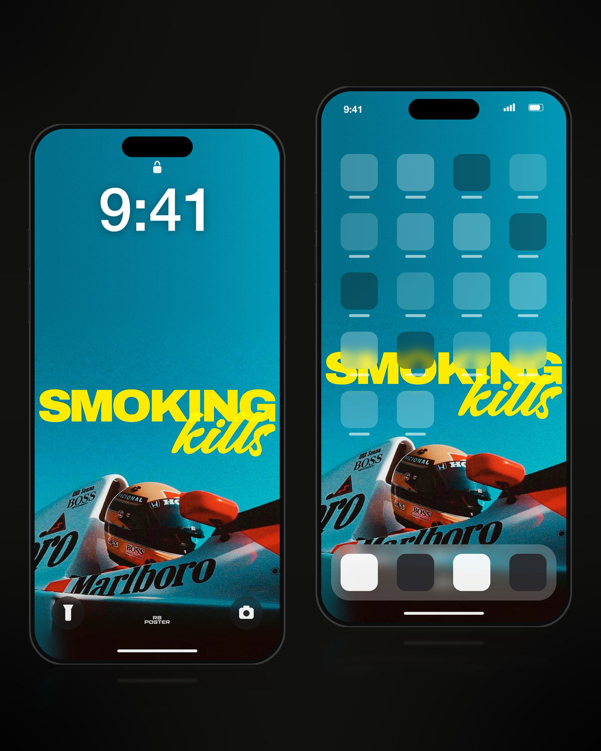 KILLS · wallpaper en la pantalla de bloqueo y en la de inicio