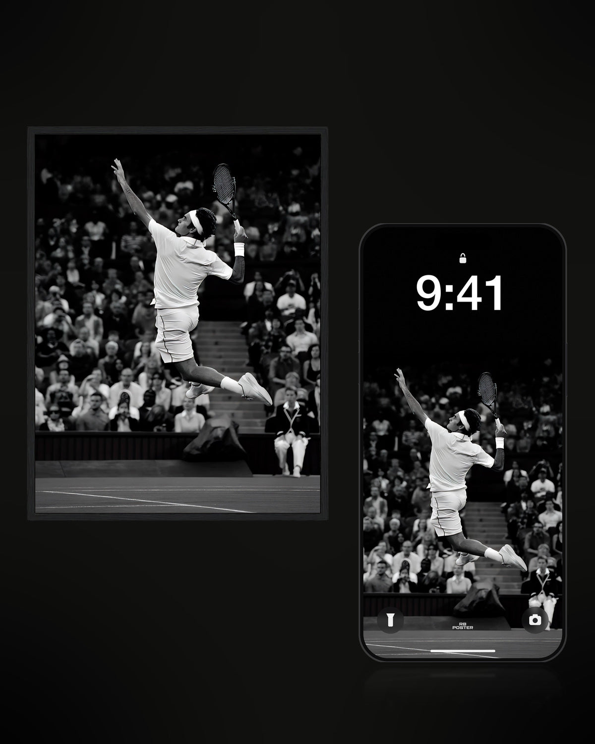 MOMENT · el wallpaper junto al póster