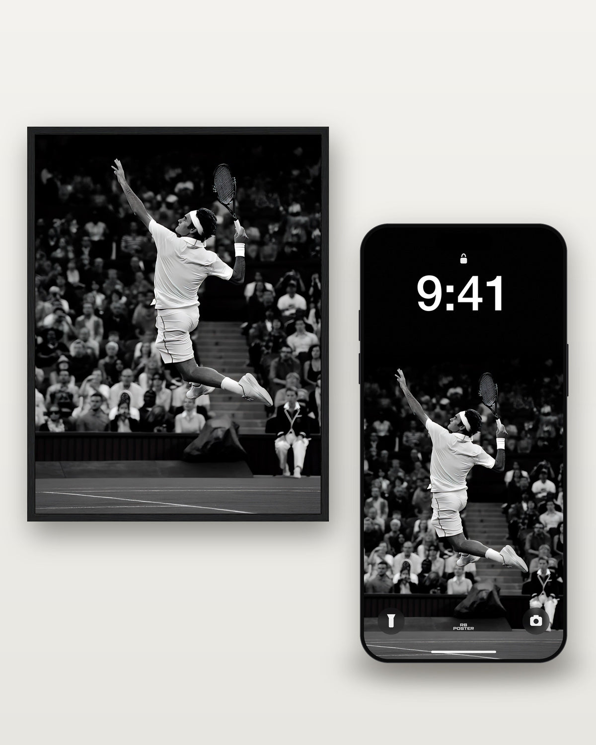 MOMENT · el wallpaper junto al póster