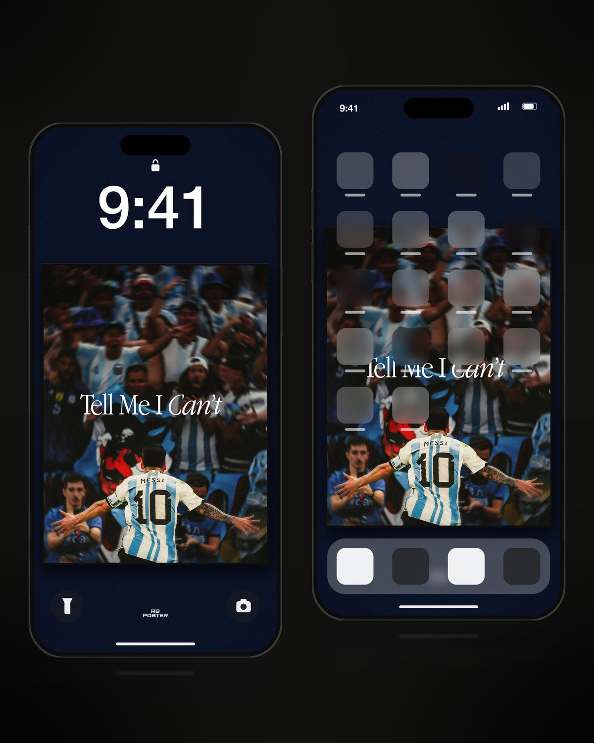 TELL ME I CAN'T · wallpaper en la pantalla de bloqueo y en la de inicio