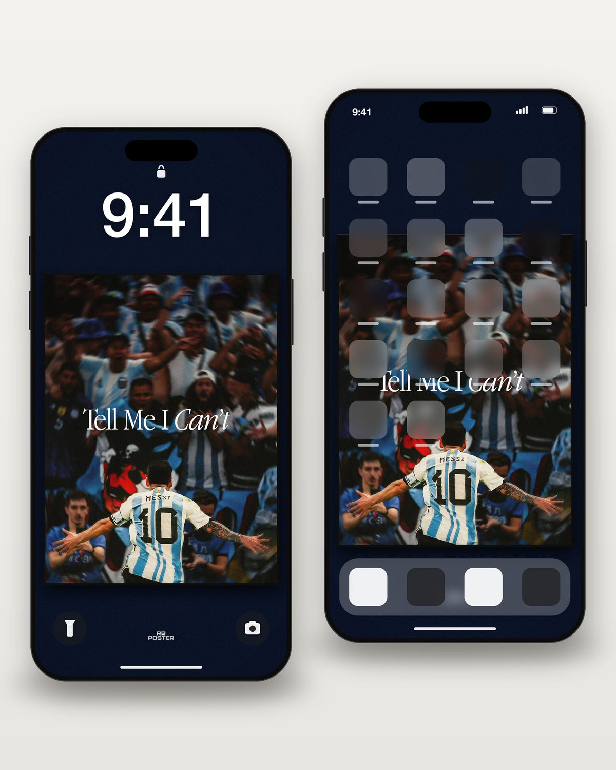 TELL ME I CAN'T · wallpaper en la pantalla de bloqueo y en la de inicio