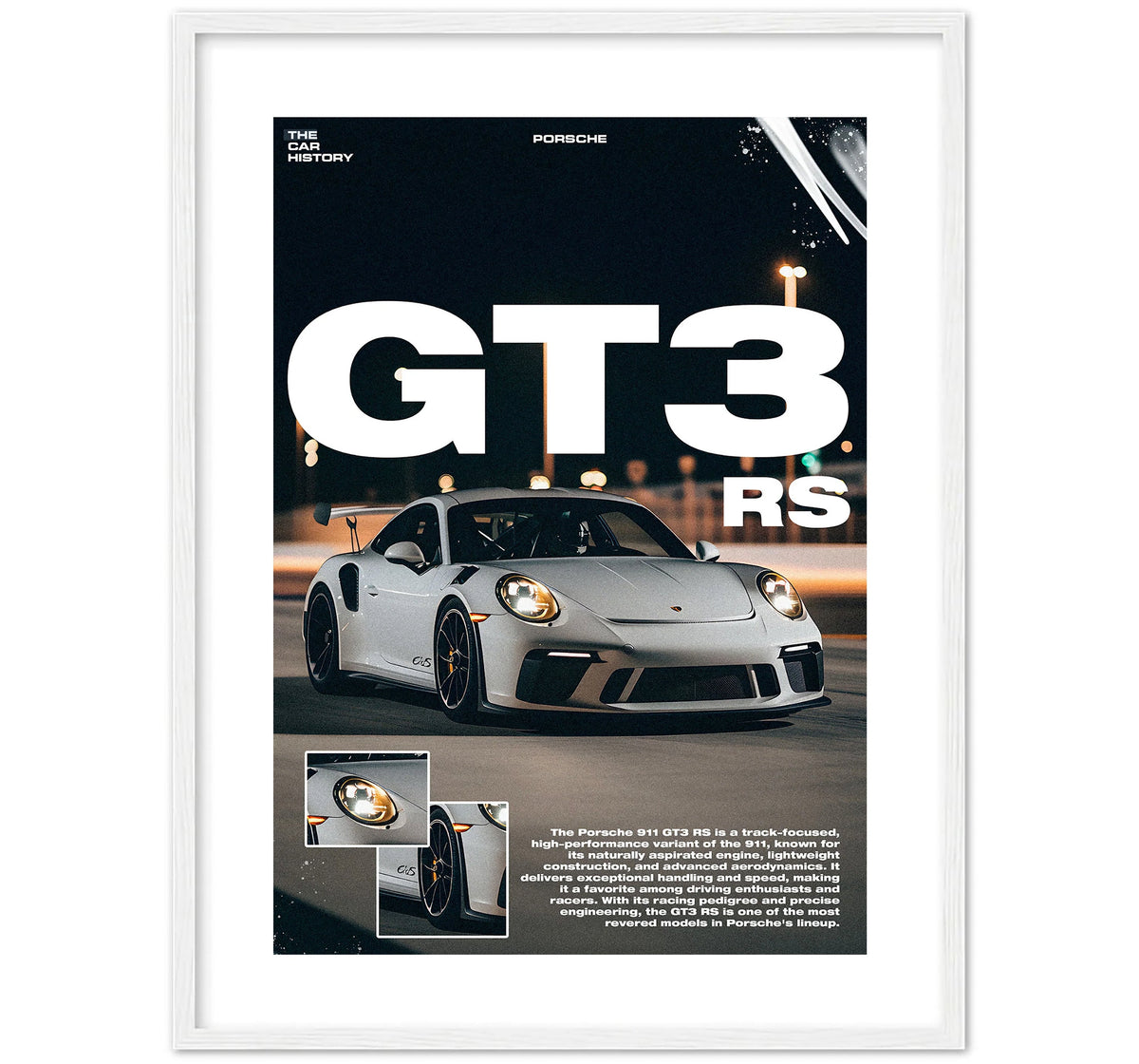White GT3 RS