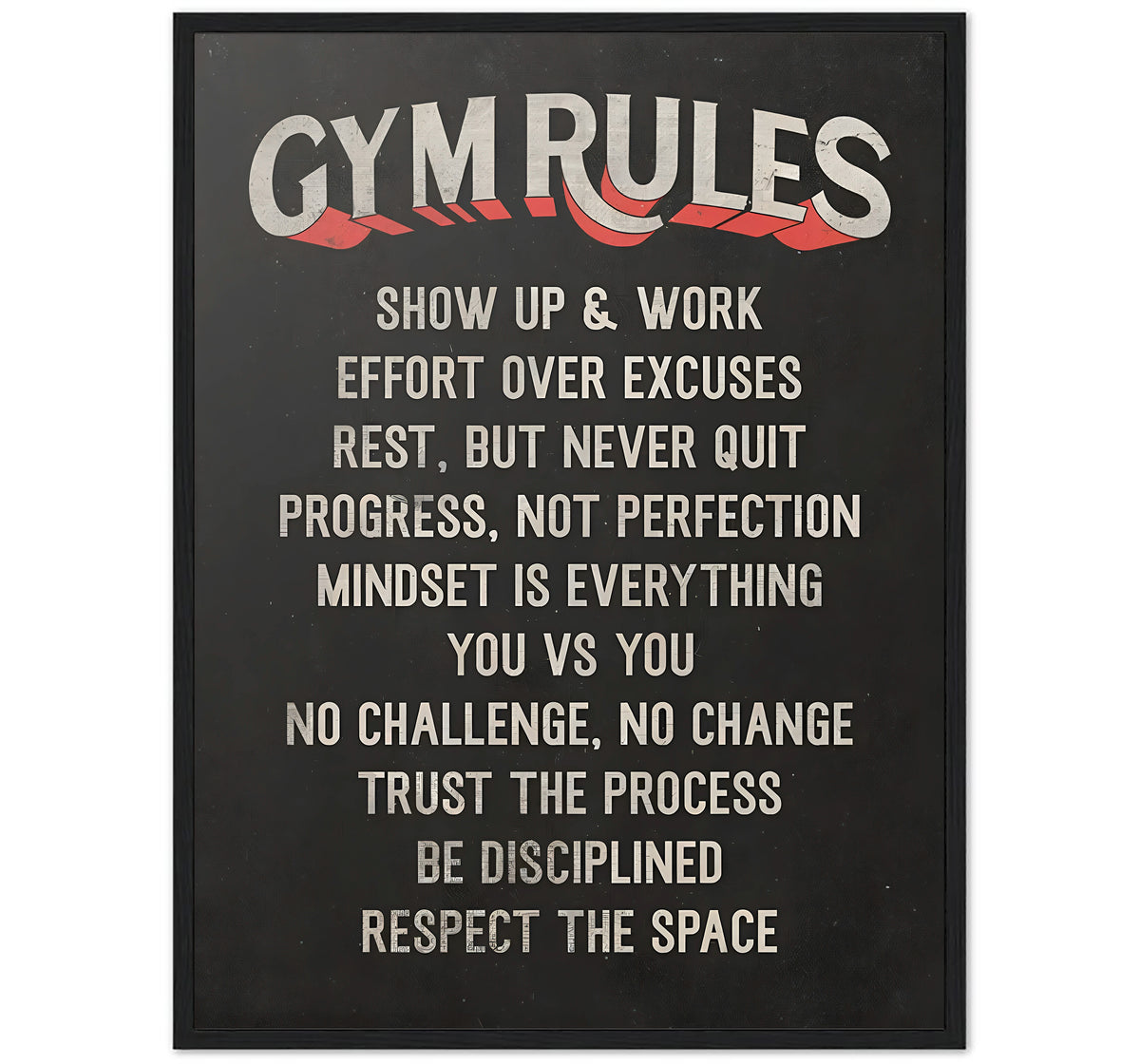 GYM RULES