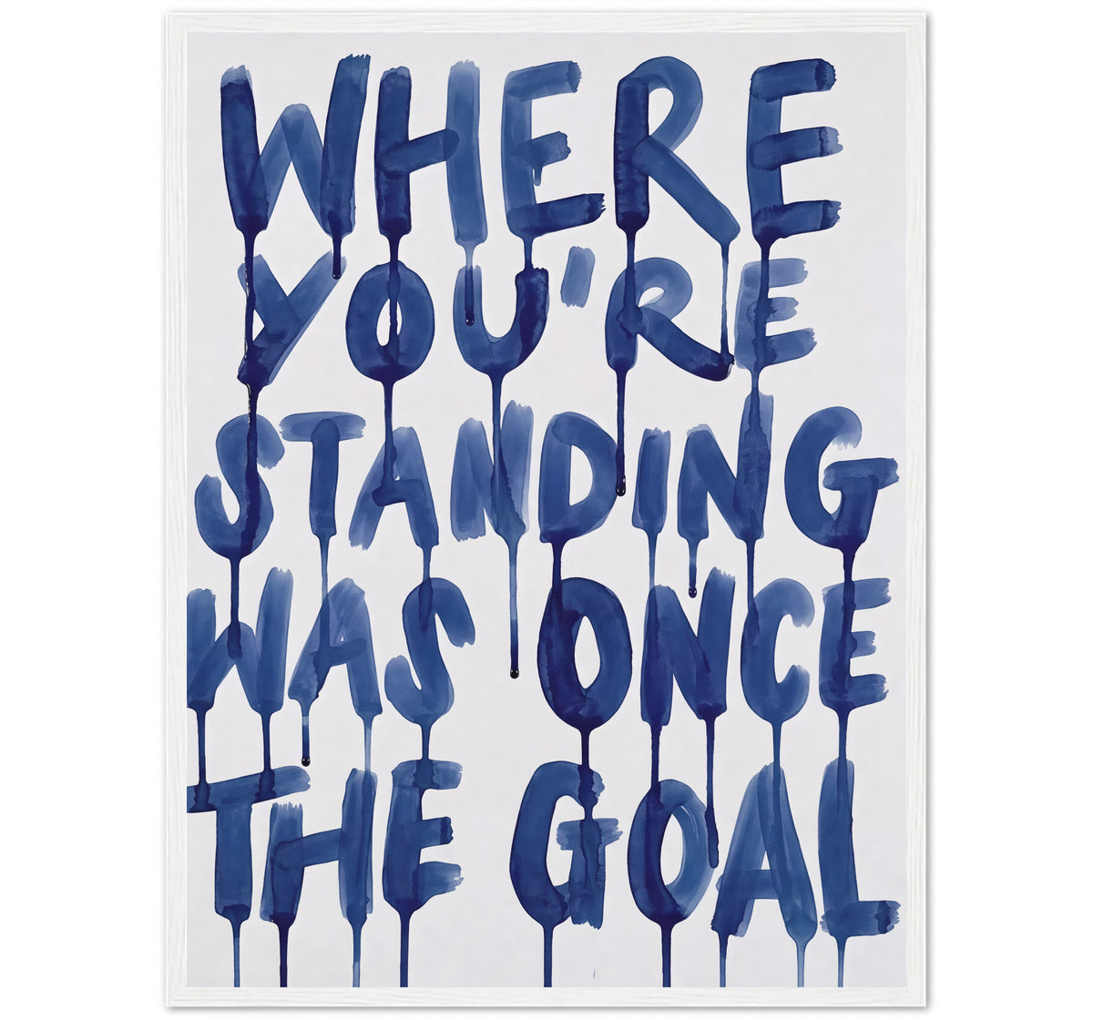 ONCE THE GOAL