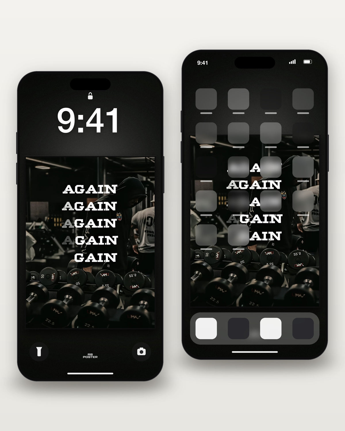 AGAIN AGAIN · wallpaper en la pantalla de bloqueo y en la de inicio