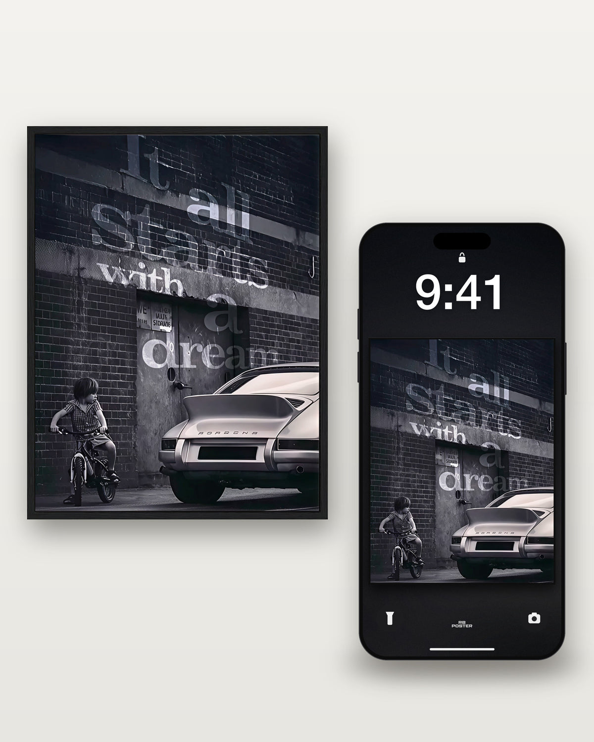 DREAM · el wallpaper junto al póster