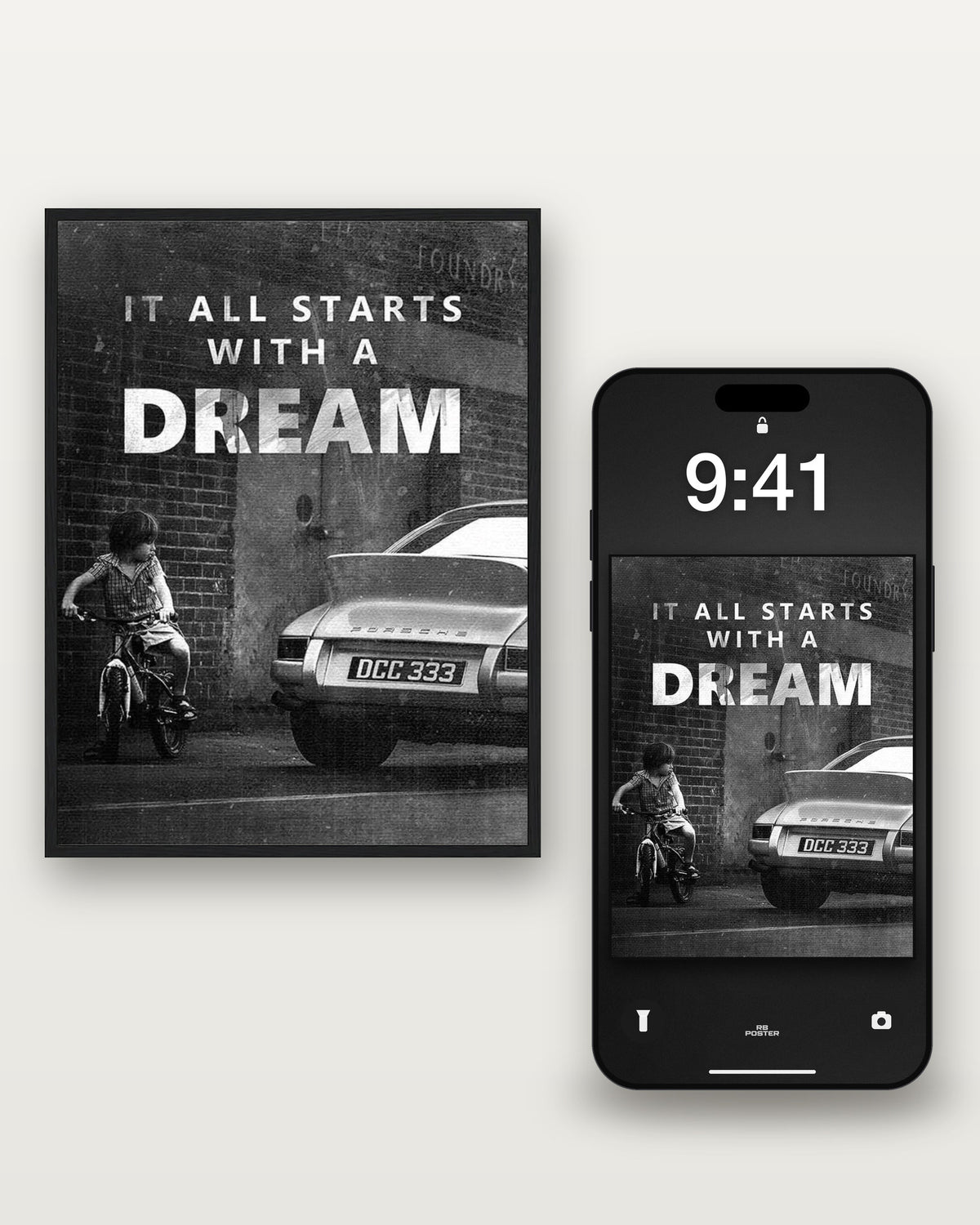 Dream · el wallpaper junto al póster