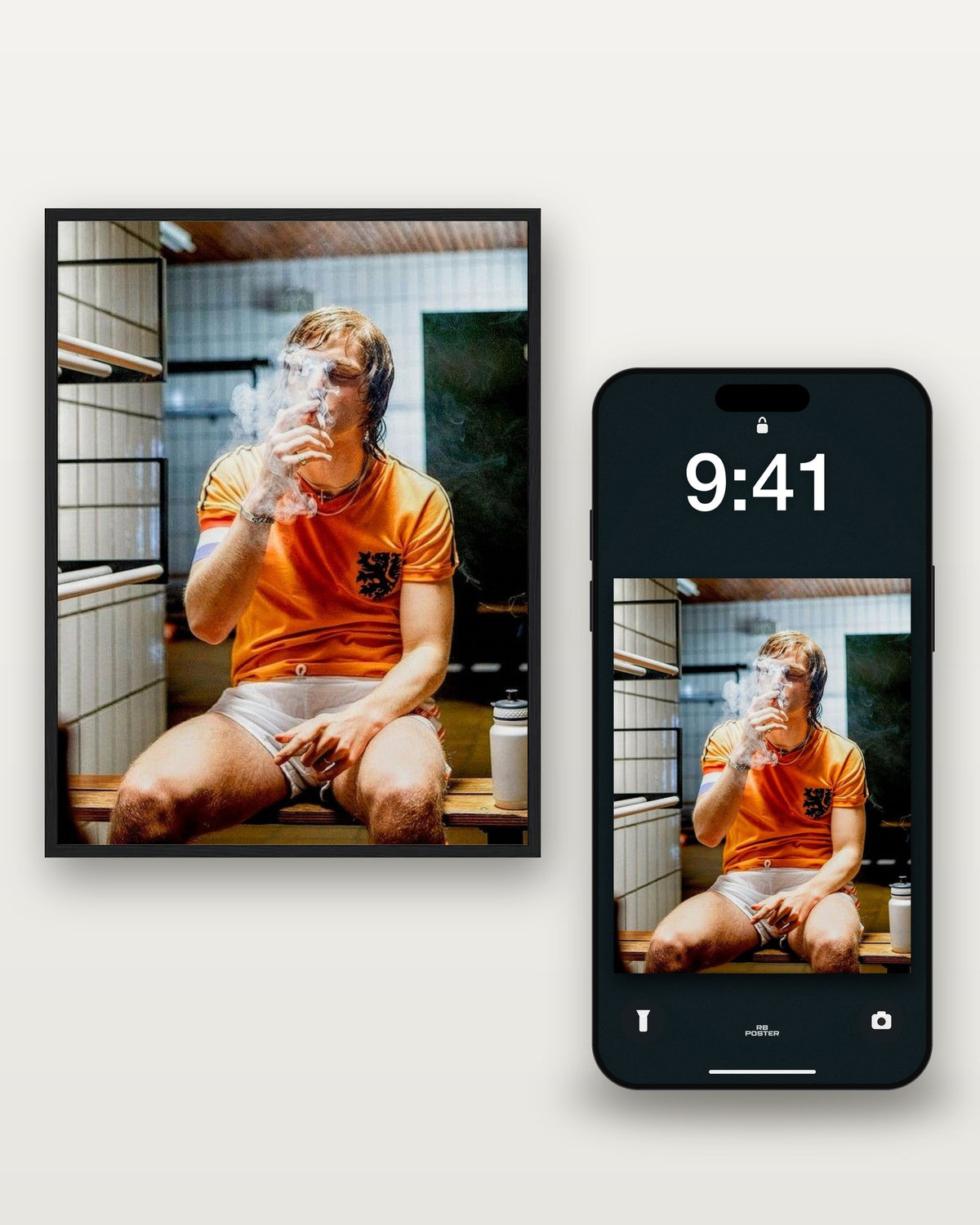 ICON - SMOKE · el wallpaper junto al póster