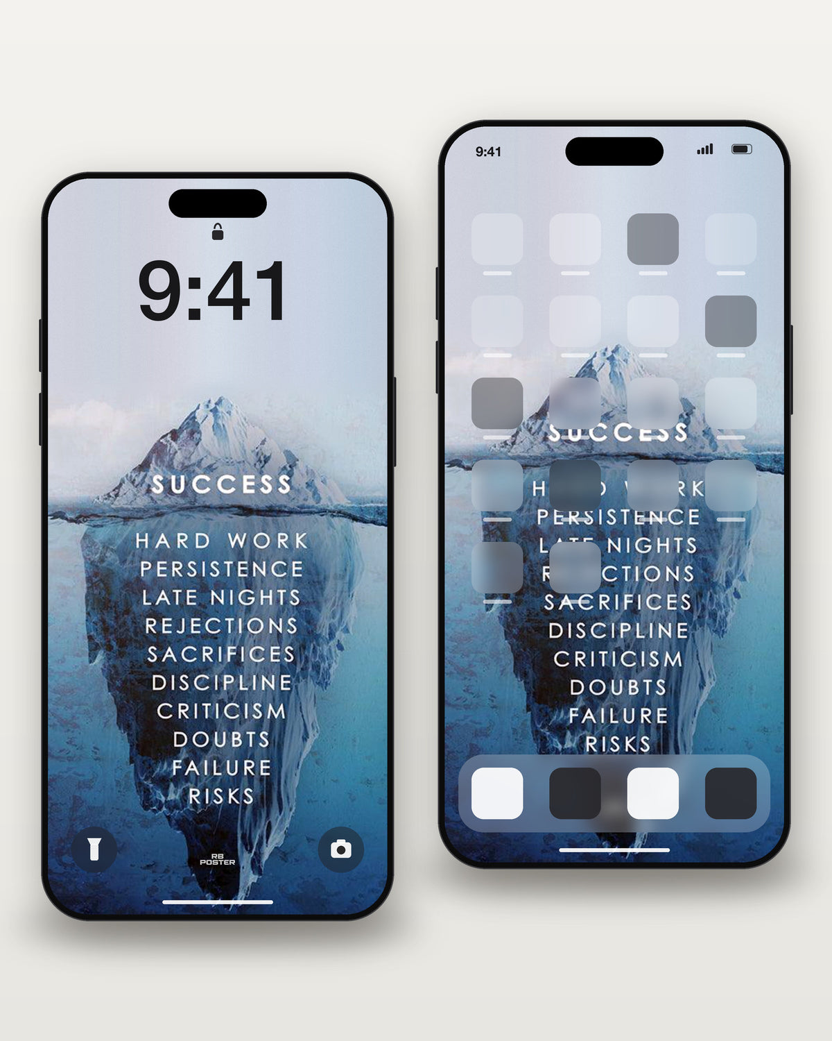 Success Ice · wallpaper en la pantalla de bloqueo y en la de inicio