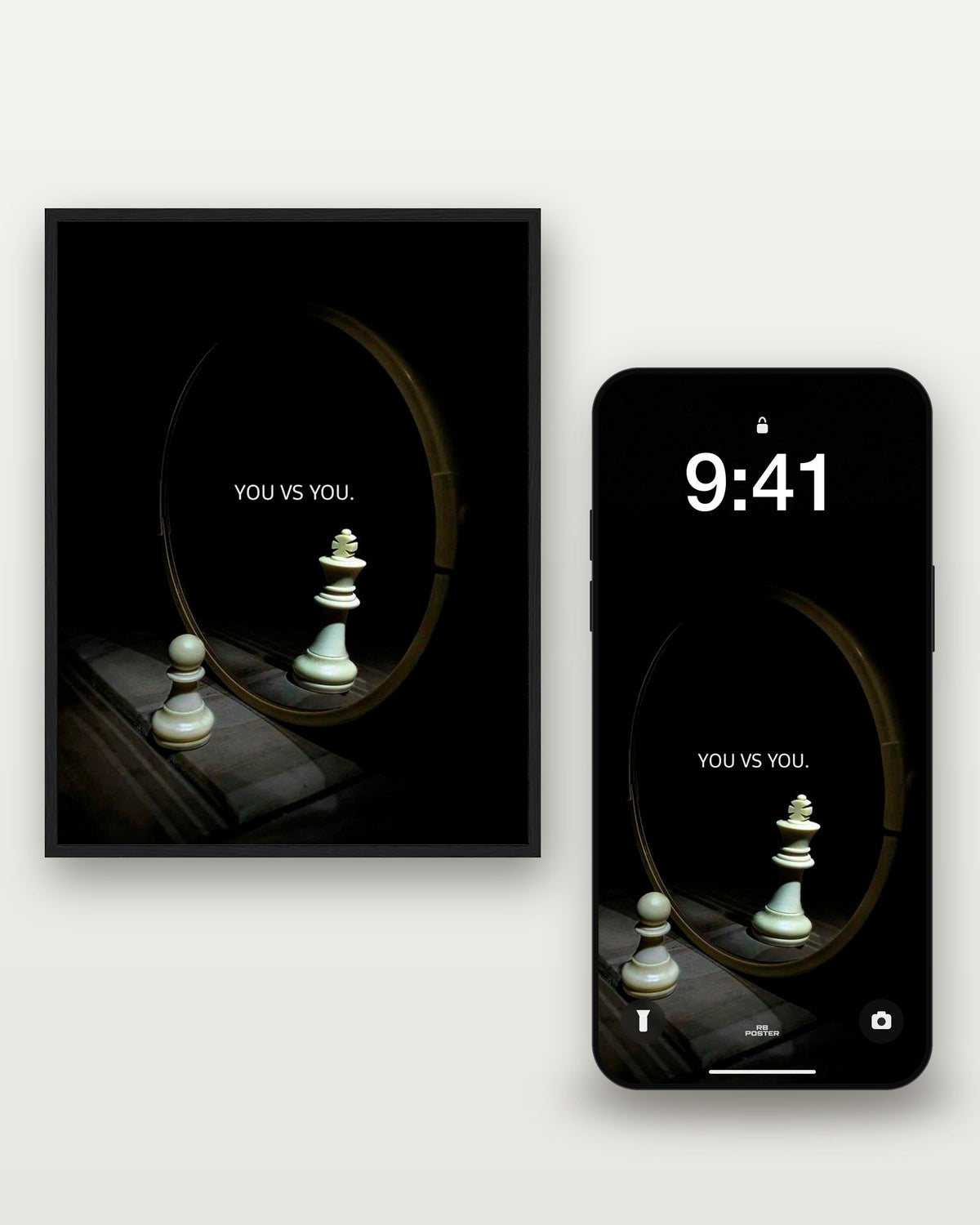 YOU VS YOU · el wallpaper junto al póster