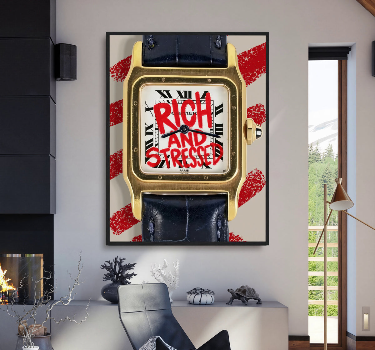 RICH AND STRESSED